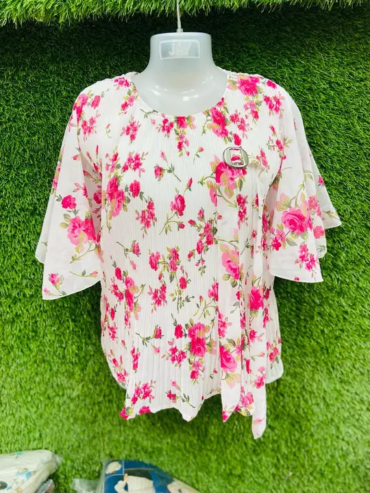 Chiffon top uploaded by Wholesale business ladies top on 5/28/2024
