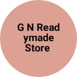 Business logo of G N Readymade store