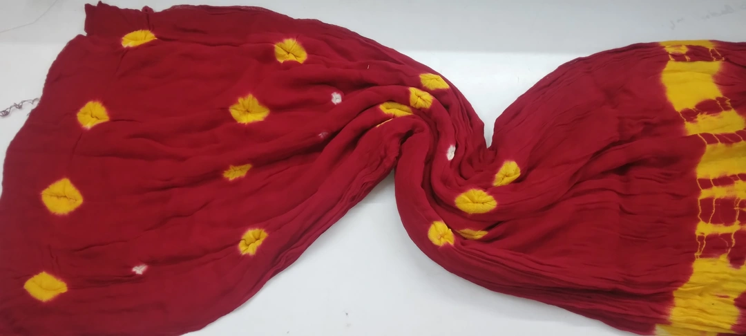 Rayon Bandhej dupatta uploaded by Mitraay fashion(deal only wholesale) on 6/12/2023