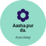 Business logo of Aasha.purda.