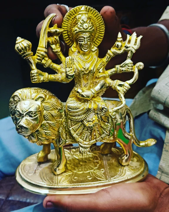 Brass Durga  uploaded by J.P. Art industries on 6/12/2023