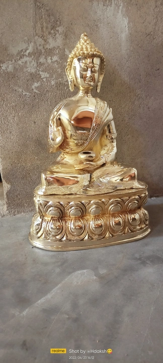 Brass Buddha  uploaded by J.P. Art industries on 6/12/2023