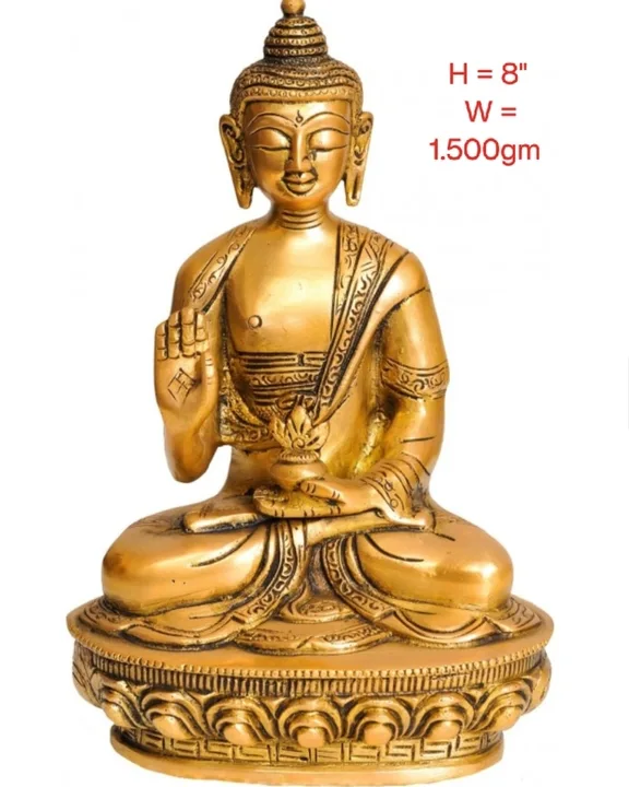 Brass Buddha  uploaded by business on 6/12/2023