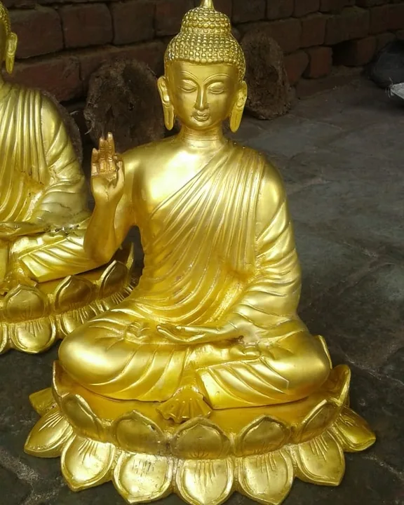 Brass Buddha  uploaded by J.P. Art industries on 6/12/2023