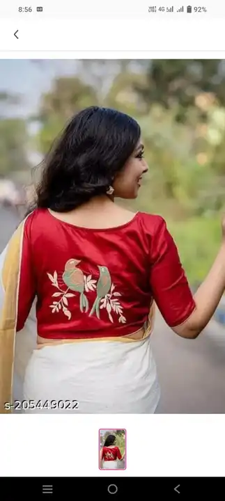 MALAI COTTON EMBROIDERY BLOUSE  uploaded by Saheli Handicraft on 5/31/2024