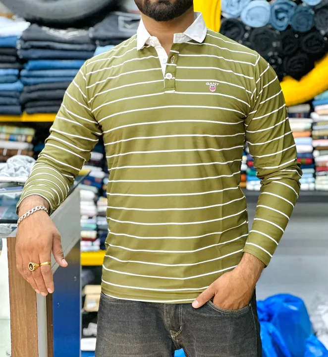 Collar tshirt  uploaded by Nile Fashion ( India) / +91 - 9872855367 on 6/12/2023