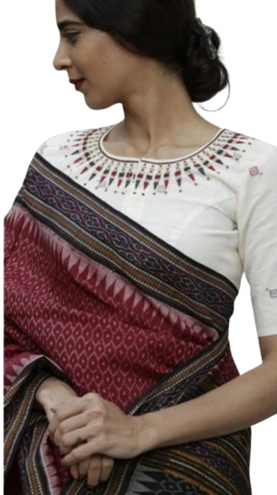 Embroidery   blouse. Cotton  uploaded by Saheli Handicraft on 6/12/2023