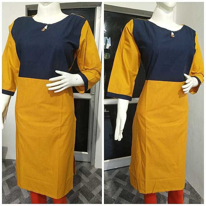 Post image Hey! Checkout my new collection called Cotton Plain Kurti .