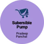Business logo of Subersible pump moter