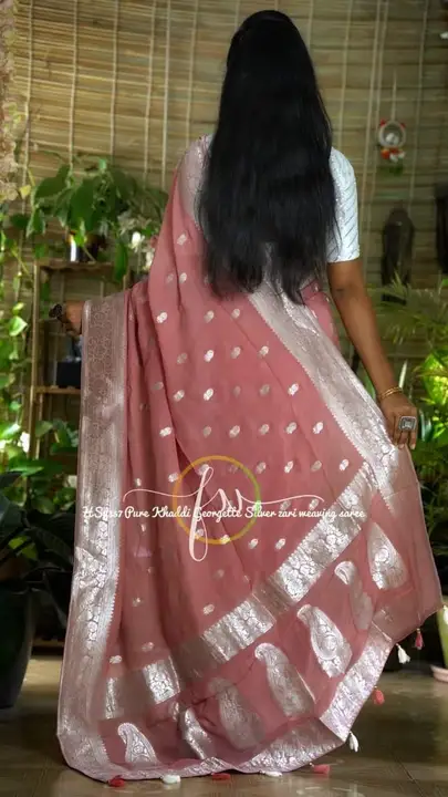 Semi Georgette saree  uploaded by Aabdin silk creation  on 6/12/2023
