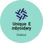 Business logo of Unique embroidery collection