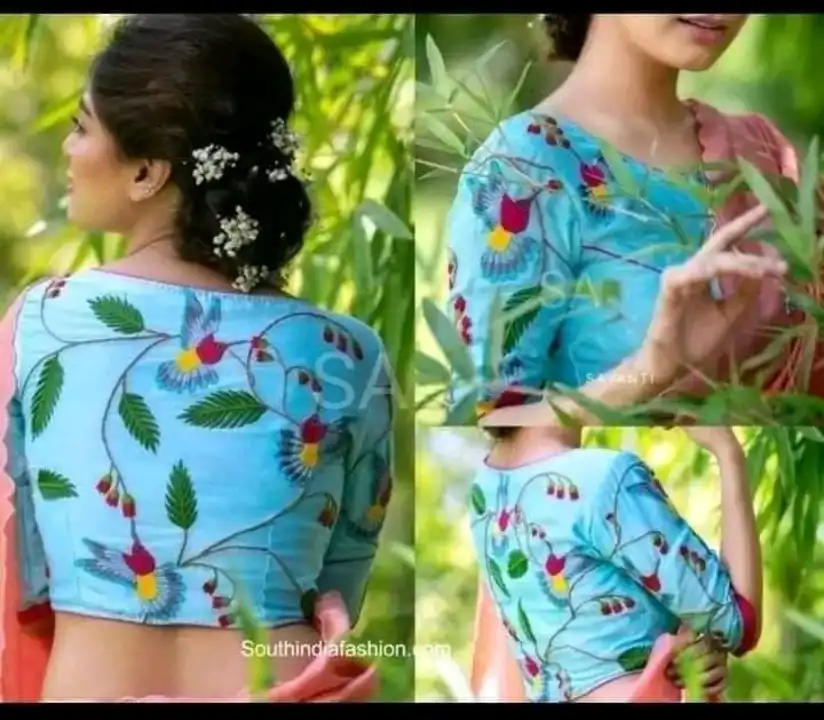 Embroidery blouse.Size-30,32,34,36,38,40,42  uploaded by Rimjhim on 6/12/2023