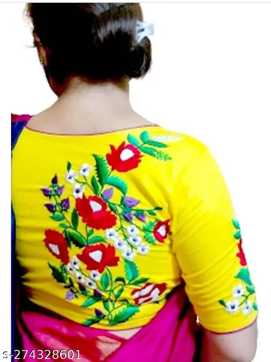 Embroidery blouse.Size-30,32,34,36,38,40,42
 uploaded by Rimjhim on 6/12/2023