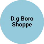 Business logo of D.G Boro shoppe