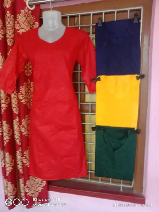 Cotton kurti m, l, xl uploaded by Diya Textile on 6/12/2023