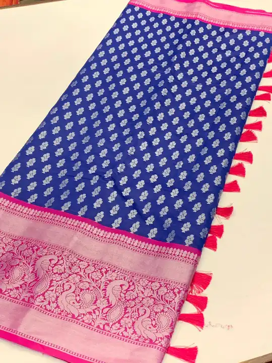 Designer flower weaving Kanchi sift silk saree(DFG(12/6) uploaded by Sayyeda collection on 5/30/2024
