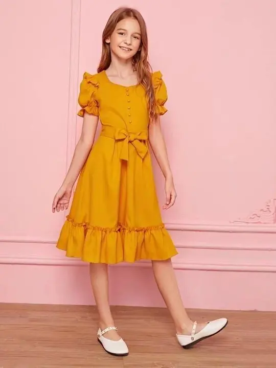 Girls Frock uploaded by West M Fashion India Pvt Ltd. on 6/12/2023