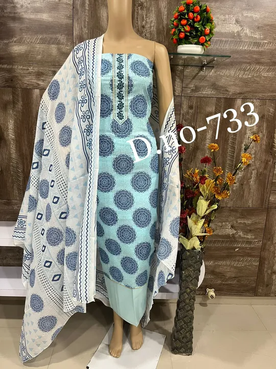 Sky Blue 💙 Colour Suit and Dress Material  uploaded by Zuberiya Global on 6/12/2023
