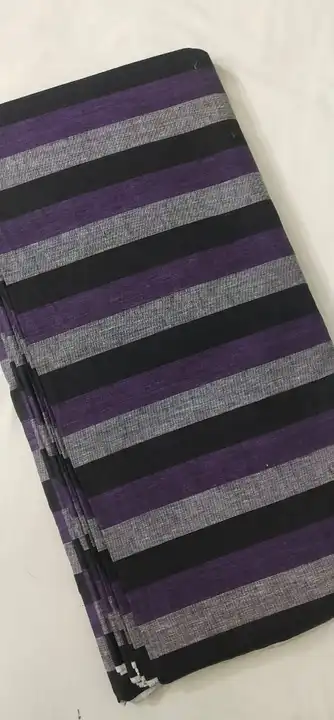 Pure cotton linen fabric with stripes colour full per mtr price  uploaded by Silk linen sarees on 6/12/2023