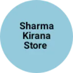 Business logo of Sharma kirana store
