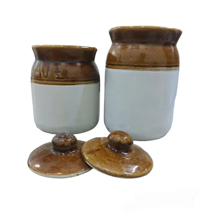 Ceramic jar 700ml & 800ml uploaded by Fresh Mark Exports on 6/13/2023