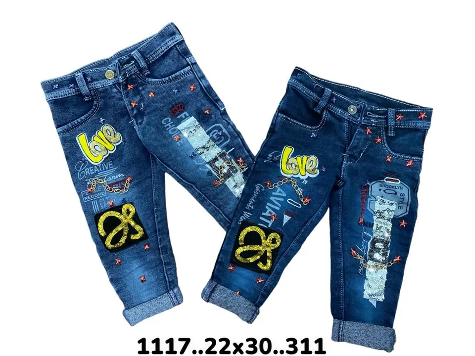 Kids jeans size..22x30 uploaded by Aap ki dukan on 6/13/2023