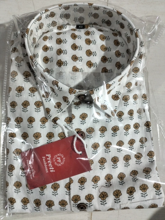 Cotton Shirts available
Manufacture-Preeti Fashion uploaded by Preeti Fashions on 6/13/2023