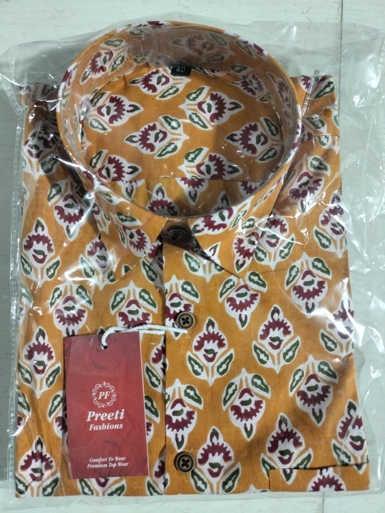 Cotton Shirts available
Manufacture-Preeti Fashion uploaded by Preeti Fashions on 6/13/2023