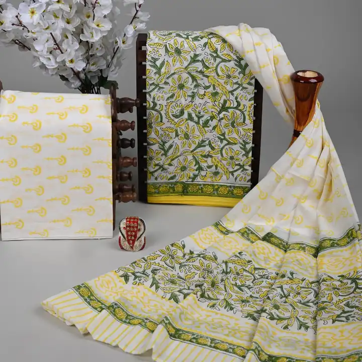 Cotton suit with dupatta  uploaded by The print house  on 6/13/2023