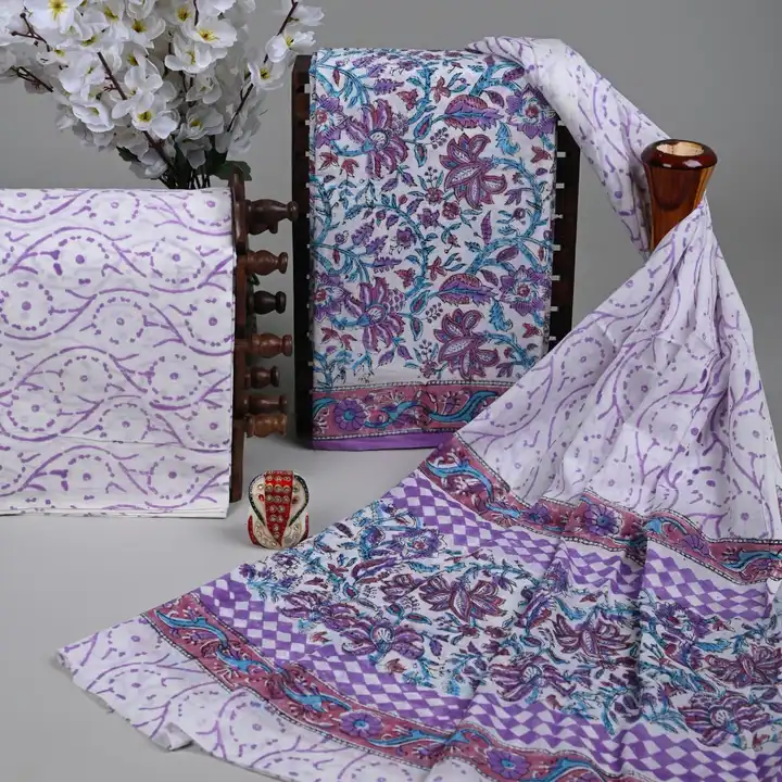 Cotton suit with dupatta  uploaded by The print house  on 6/13/2023