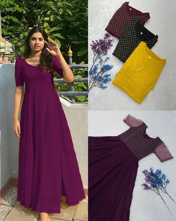 Anarkali gown uploaded by Sharma studio on 6/13/2023
