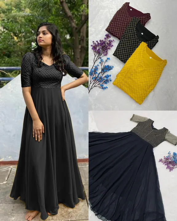 Anarkali gown uploaded by Sharma studio on 6/13/2023
