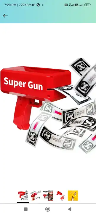 Money gun uploaded by Aman toys and sports on 6/13/2023