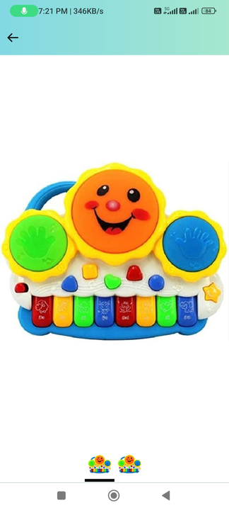 Smile drum with piano keys  uploaded by Aman toys and sports on 6/13/2023