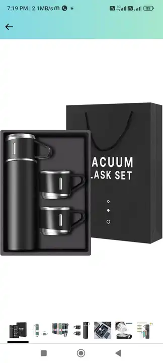 Vaccum flask bottle with 2 cup set uploaded by Aman toys and sports on 6/13/2023
