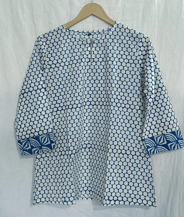 Bagru Hand block printed pure cotton top  uploaded by The print house  on 6/13/2023