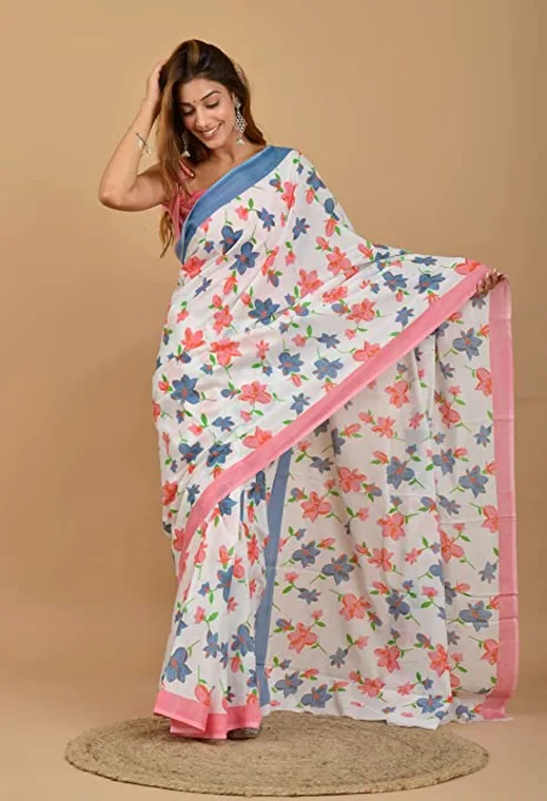Cotton mulmul sarees  uploaded by R v textile on 6/13/2023