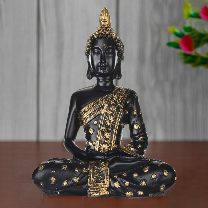 Handcrafted Meditating Blessing Buddha ( Black & Gold )
 uploaded by Home decor on 6/13/2023