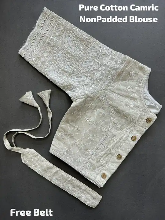 Designer Hakoba Cotton  Fency Blouse uploaded by Blousewala on 6/13/2023