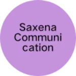 Business logo of Saxena communication