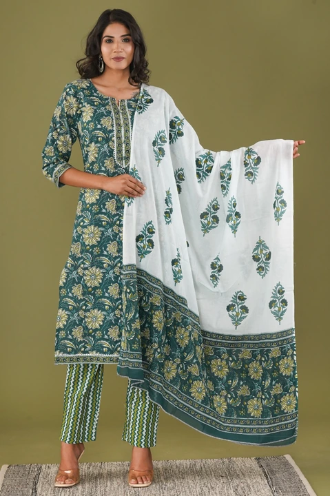 Suit uploaded by Bagru Hand Block Print Jaipur on 6/13/2023