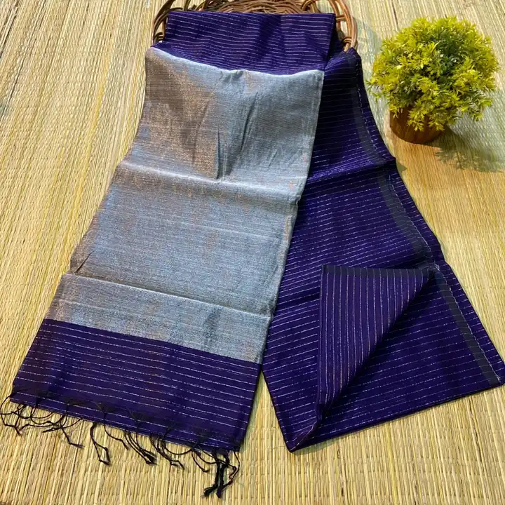 Cotton Silk Handloom Saree 
 uploaded by Kapda_ghar_ on 5/23/2024