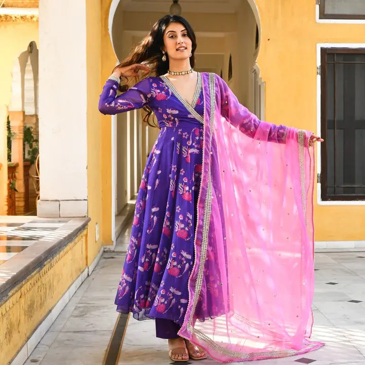 Organza Anarkali  uploaded by 7 pleats on 6/13/2023