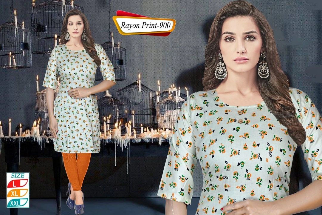 Printed Kurti uploaded by business on 6/13/2023