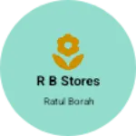Business logo of R B stores