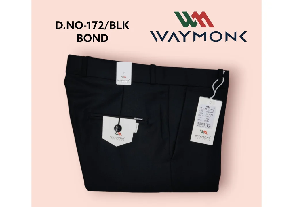 Black Bond Formal Pant  uploaded by Waymonk on 6/13/2023