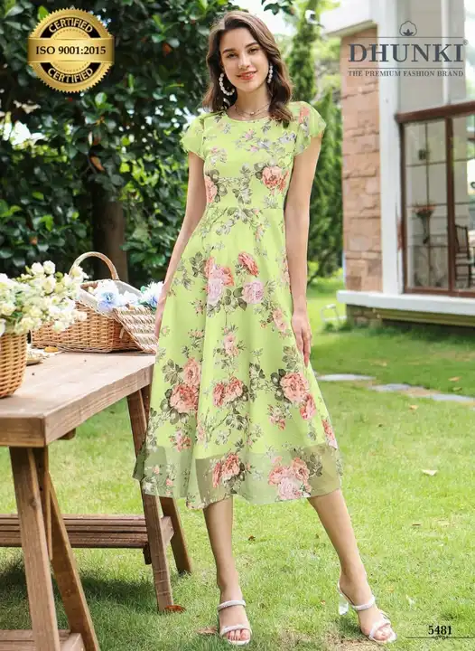 Girl fancy one piece dress  uploaded by Mulberry lifestyle on 6/13/2023