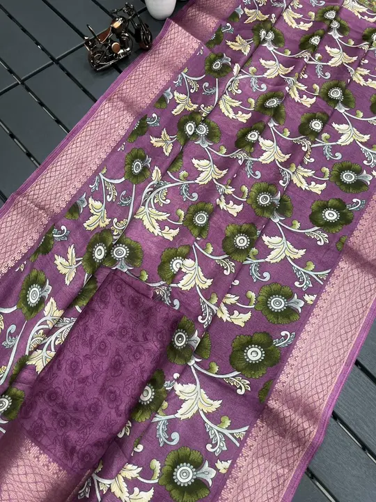 Pure Dola silk saree  uploaded by Shri Mangal saree and kurti shop on 6/13/2023