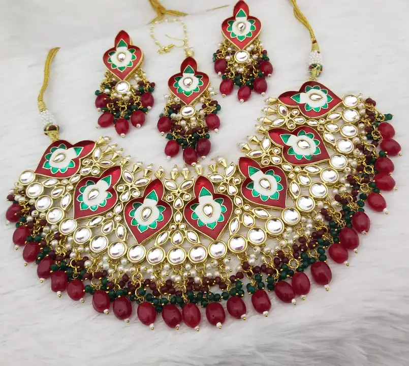 Meenakari necklace uploaded by business on 6/13/2023