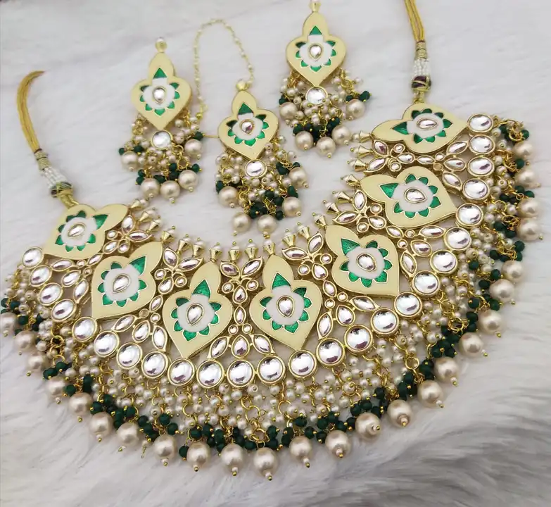 Meenakari necklace uploaded by RR Collection on 6/13/2023